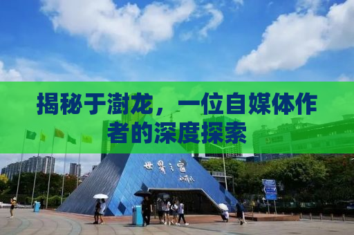 揭秘于澍龙，一位自媒体作者的深度探索