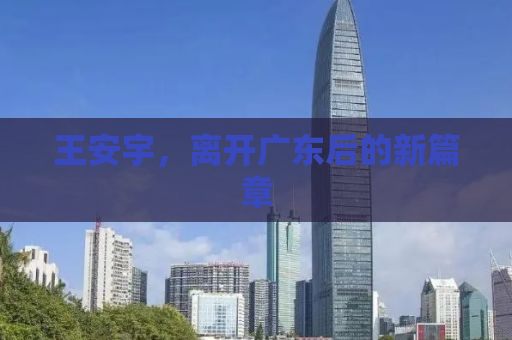 王安宇，离开广东后的新篇章
