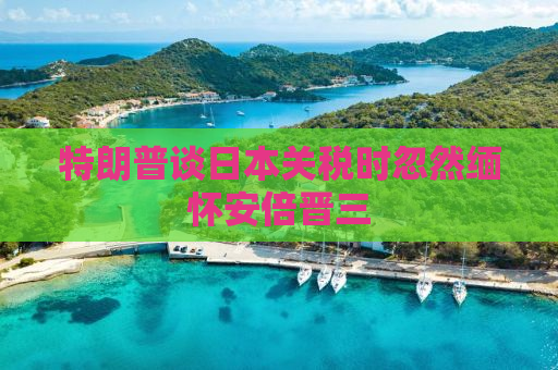 特朗普谈日本关税时忽然缅怀安倍晋三