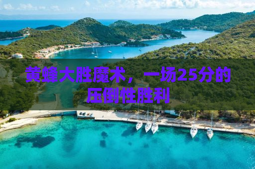 黄蜂大胜魔术，一场25分的压倒性胜利