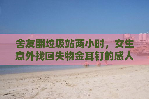 舍友翻垃圾站两小时，女生意外找回失物金耳钉的感人故事