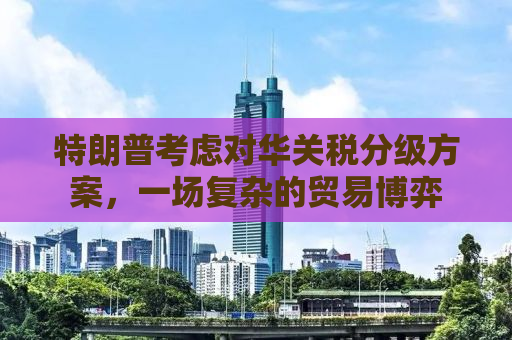 特朗普考虑对华关税分级方案，一场复杂的贸易博弈