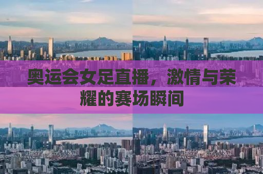 奥运会女足直播，激情与荣耀的赛场瞬间