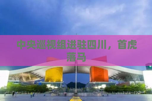 中央巡视组进驻四川，首虎落马
