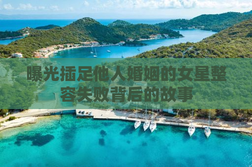 曝光插足他人婚姻的女星整容失败背后的故事