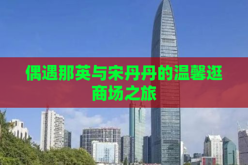 偶遇那英与宋丹丹的温馨逛商场之旅