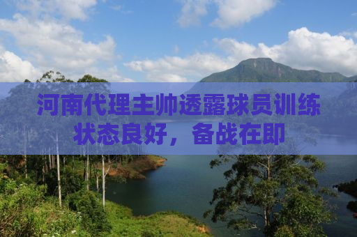 河南代理主帅透露球员训练状态良好，备战在即