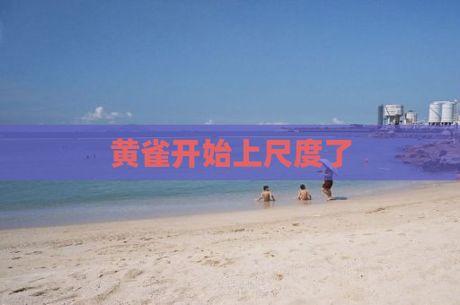 黄雀开始上尺度了