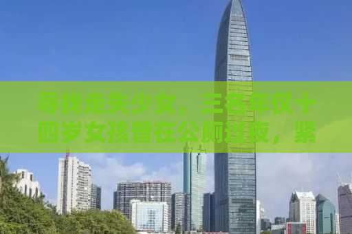 寻找走失少女，三名年仅十四岁女孩曾在公厕过夜，紧急呼吁社会各界关注与协助寻找！