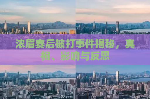 浓眉赛后被打事件揭秘，真相、影响与反思