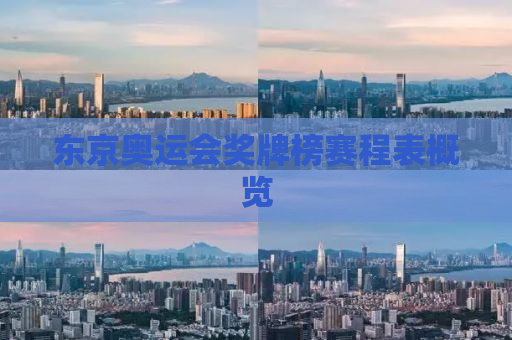 东京奥运会奖牌榜赛程表概览